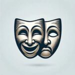 Theatre mask icon representing stage performance and professional theatre casting.